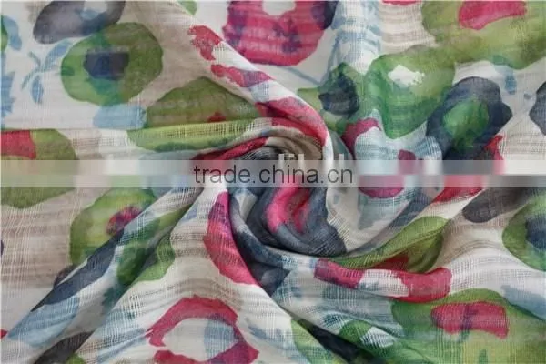 Double Face Printed Polyester Long Scarf photo-6