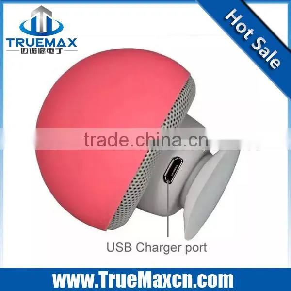 2016 Top Selling Fashion Gift Mini Portable Mushrooms Sucker Speakers Waterproof Wireless Bluetooth Speaker For Cellphone photo-4