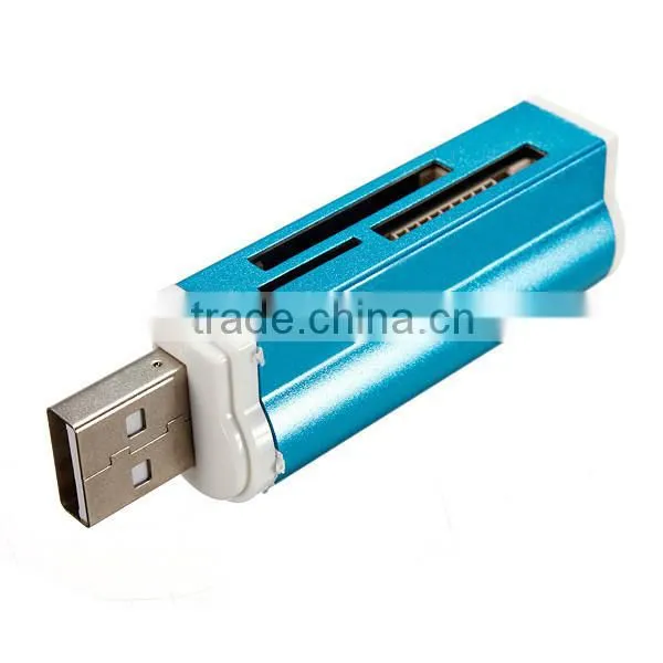 All in 1 USB 2.0 Multi Memory Card Reader Adapter Connector For SD MMC TF M2 Memory Stick MS Duo RS-MMC Retail Packag photo-4