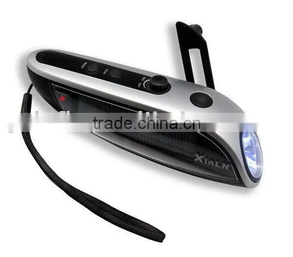 Solar Flashlight (GF-YB002b) (led solar torch/high power led flashlight)