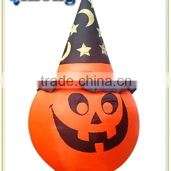Outdoor Advertising Helium Balloon Halloween Big Inflatable Pumpkin Model for Hallowmas photo-3
