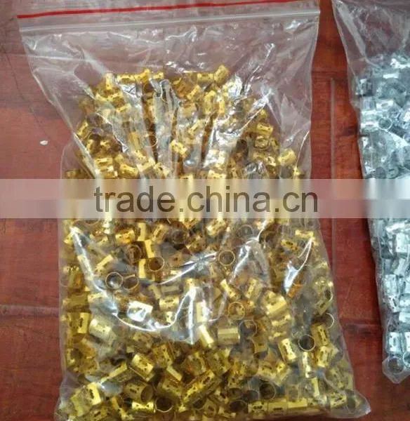 Dread Lock Dreadlocks Braiding Beads Golden Metal Cuffs Hair Accessories Decoration Filigree Tube 8mm 10pcs Pack Quality Choice photo-4