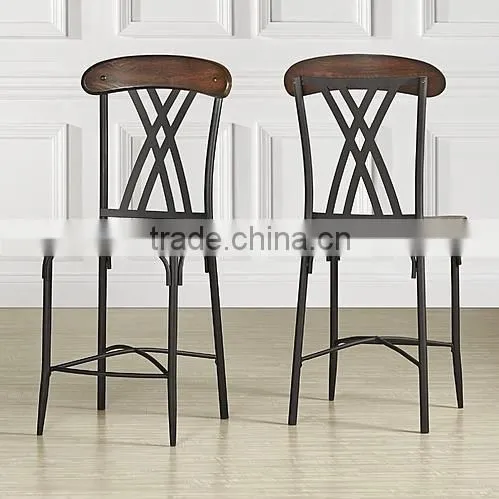 Simple Fashion Chair Leisure American Country Vintage Wrought Iron Chair , Metal Chair, photo-2