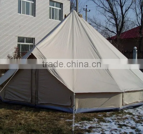 Sandstone Canvas Bell Tent Folding Family Outdoor Party Camping Tent photo-2