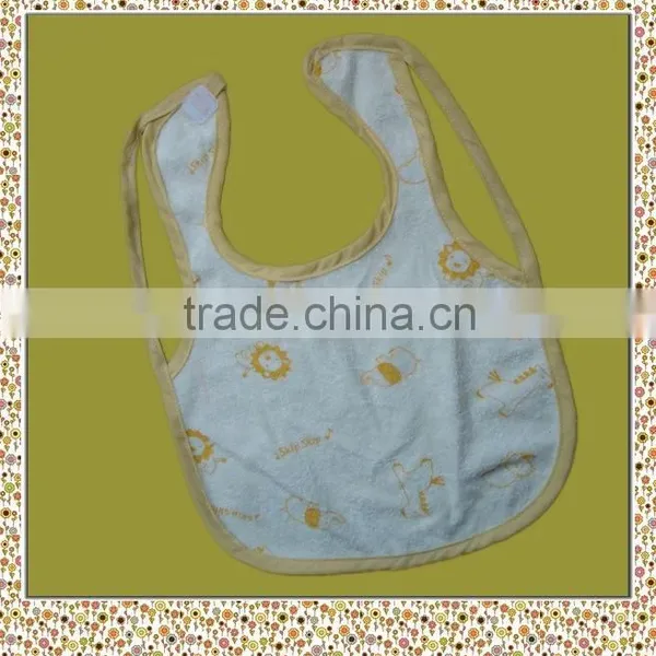 Top Sale 100% Cotton Custom Organic Plain Terry Baby Bib Wholesale With Embroidery Logo photo-4