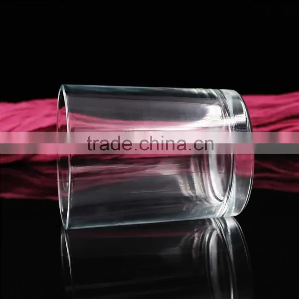 10*12.5cm Wholesale Big Clear Round Scented Candle Glass Jar photo-2