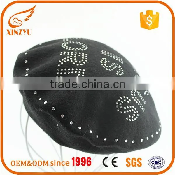 China Season Hot Salling Wholesale Beret Hats Police Male Beret photo-2