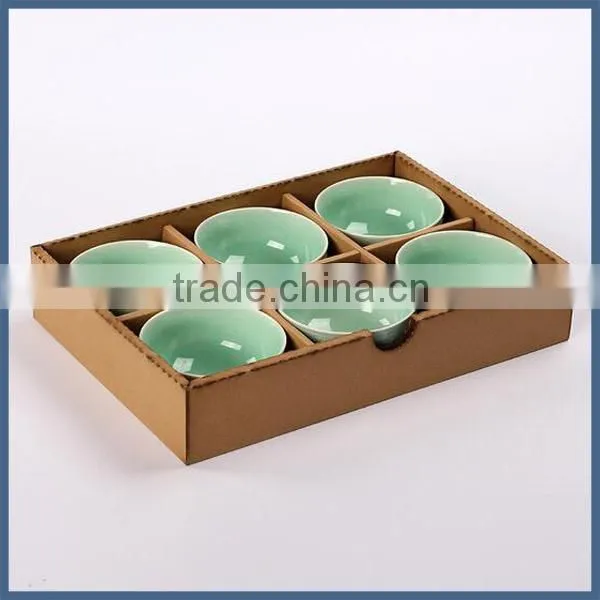 Business Gift High End Mint Green Ceramic Bowl Set Wholesale photo-2