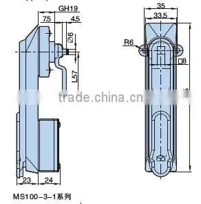 Rod Control Swinghandle MS100-3-2A photo-4