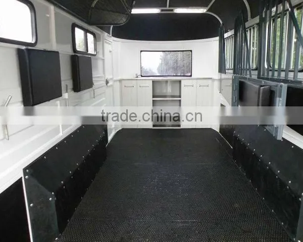 3 Horse Trailer Angle Deluxe Camper Trailer photo-3