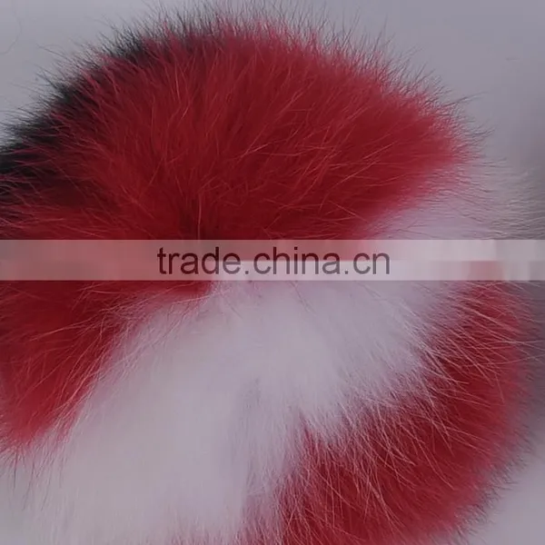 Fashionable Fox Fur Ball Keychain/bag Charm Colorful Fur Pompoms KZ160069 Quality Choice Most Popular photo-4