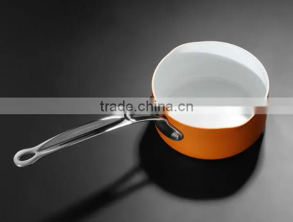 Press Alu Sauce Pan Milk Pot With 2 Lips XJ-12615 photo-3