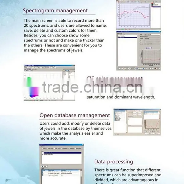 UV/VIS Spectrophotometer With Wavelength Range of 225-1100nm GEM-3000 photo-6