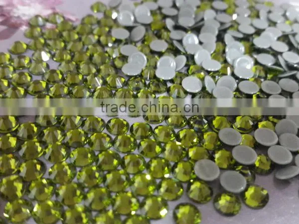 Hot Selling New Quality Ss20 Olive Color DMC Hot Fix Stone With Super Shine Quality Choice photo-3