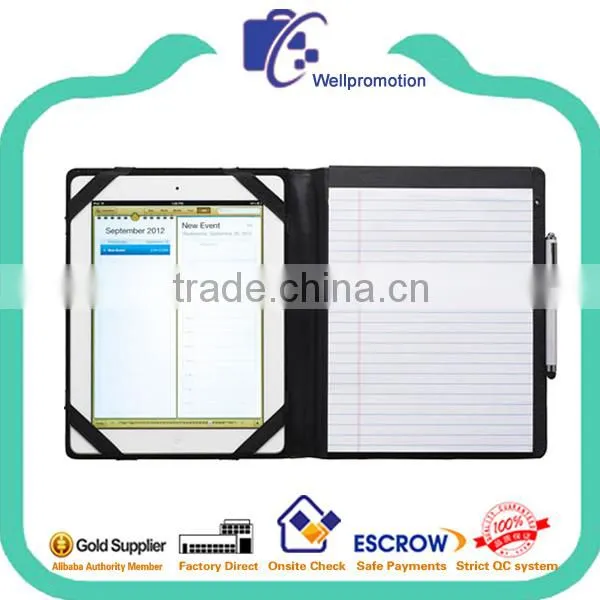 Travelling Polyester Fabric Padfolio With Pen Holder photo-2