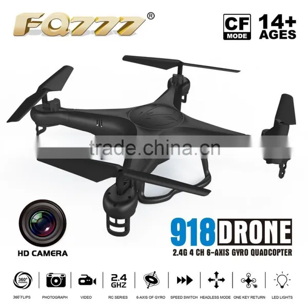 Toys & Hobbies Quadcopter With HD Camera 720P FQ777 918C Headless Mode One Key Return 6AXIS GYRO LED RTF Explorers VS Syma X5C photo-5