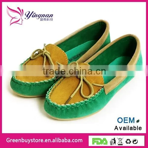 2015 NEW Spring Boat Shoes Flat Heel Round Toe Loafers Sweet Flat Four Seasons Shallow Mouth Women's Shoes 3Colors photo-5