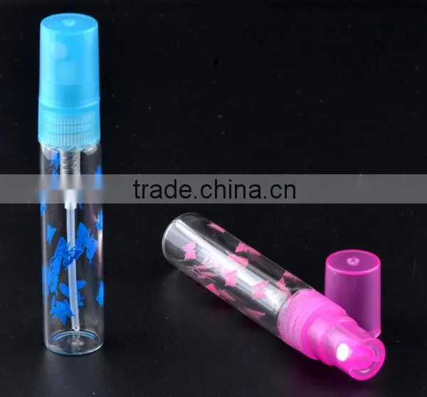 The Butterfly Frosting 5 ml Cosmetic Packaging Bottle Perfume Bottles Portable Perfume Spray Bottle Glass Drawn Tube Bottles photo-6