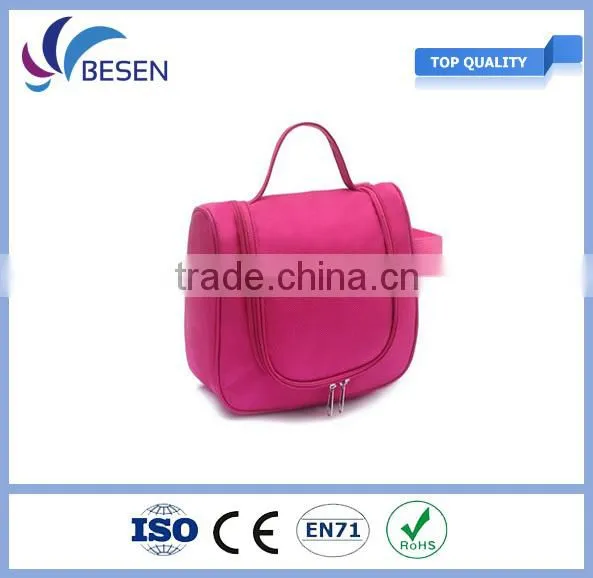 Waterproof Travel Cosmetic MakeUp Tools Toiletry Wash Organizer Bag With Hook