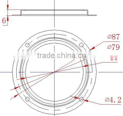 90 Degree 66mm FLood Light High Bay Light Optical Glass Lens photo-5