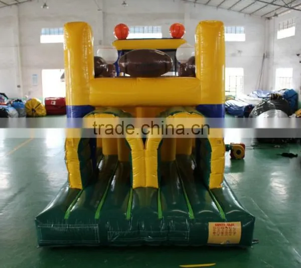 Hot Sale Giant Blue Inflatable Obstacle Course Toys for Kids and Adults for Commercial Use photo-2