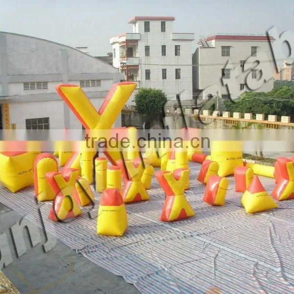 2016 Best Selling Inflatable Game Paintball Bunker Set photo-5