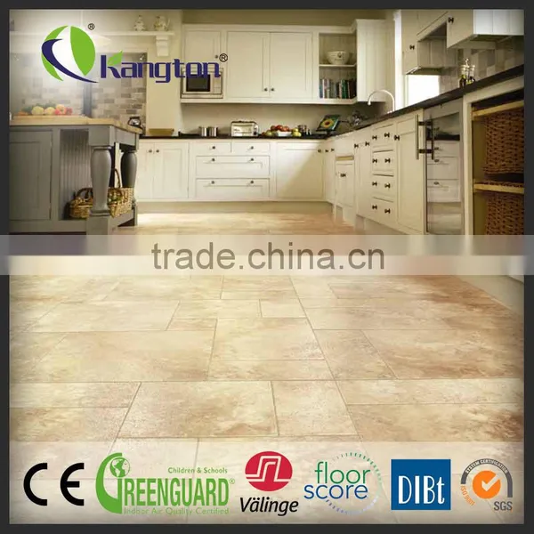 3mm Luxury Vinyl Tile Composition Tile, Tile Vinyl Flooring photo-3