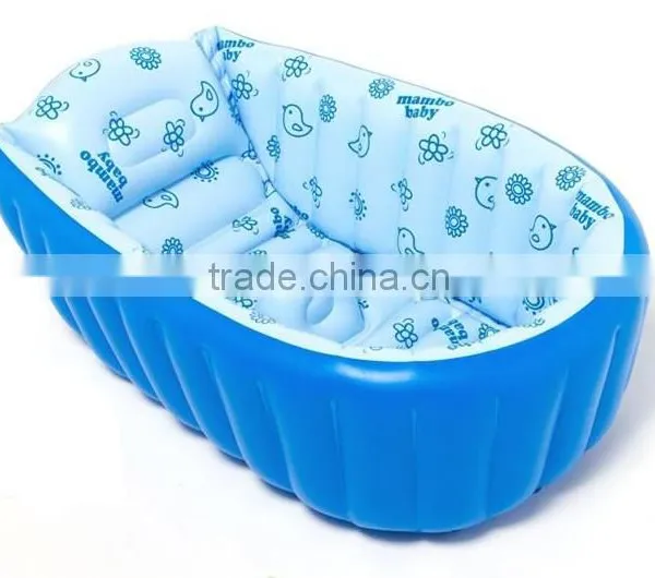Inflatable Plastic Baby Bathtub, Deep Portable Bathtub For Kids photo-2