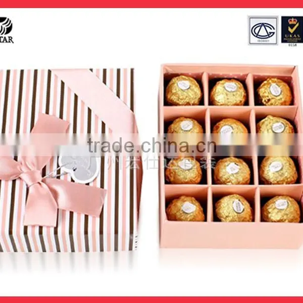 Hotsales Laminated High Quality Empty Chocolate Gift Box photo-3