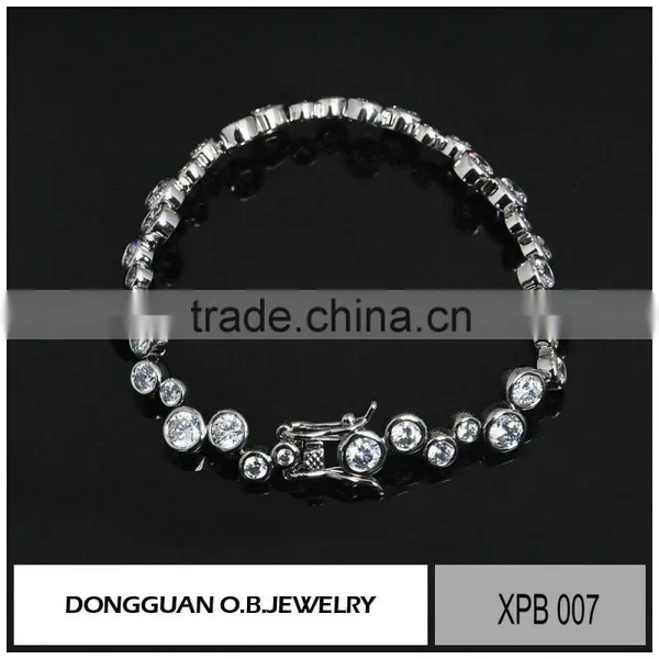 Fashion Bracelet, Brass Material Charm Zircon Bracelet photo-2