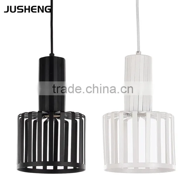 2016 Industrial Vintage Black&White Metal Restaurant Decorative Cage Hanging Pendant Light