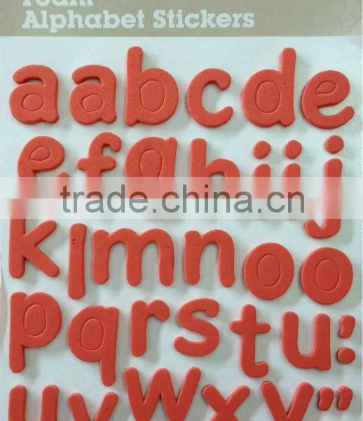 Custom Adhesive Alphabet Letter Stickers EVA Sticker photo-4