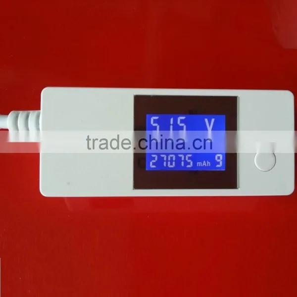 2016 New Daul-USB LCD Display USB Charger Data Transmit Current Voltage+Capacity Tester Mobile Phone Battery Tester photo-2