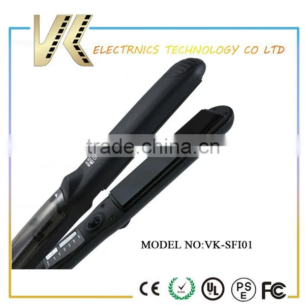 New Arrival Salon Steam Styler LCD Electric Hair Brush Professional Magic Steam Hair Straightener photo-4