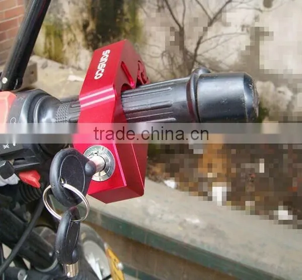 SCL-2015110045 Motorcycle Handlebar Throttle Grip Lock , Brake Lever Lock photo-2