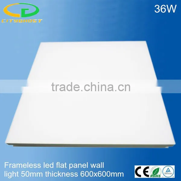 36W 600x600mm 50mm Thickness Blue Sky With Cloud Scenery Frameless Led Panel Light photo-4