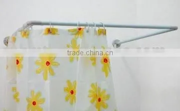 U Shaped Extension Shower Curtain Rod