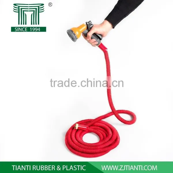 Preimium 50FT CE Certificate Flexable Garden Water Hose With 10 Pattern Spray Nozzles photo-2