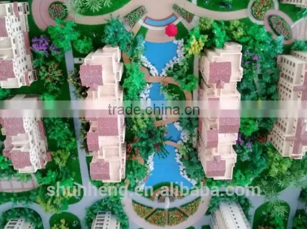 Real Estate 1/150 Residence Community Building Model Making photo-2