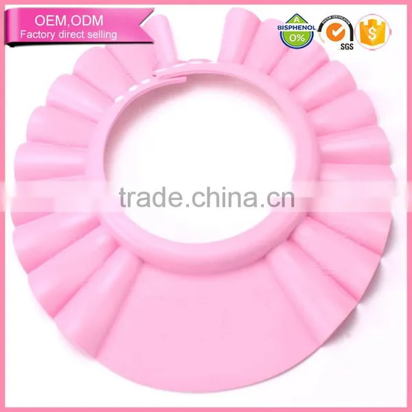 Babies Products Soft Adjustable Baby Shower Cap for Shampooing and Bathing photo-3