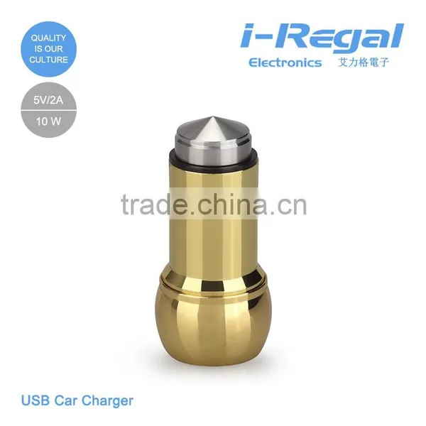 5V 2.4A Multiple Mobile Phone Usb Car Charger With CE&Rohs Certificated photo-2