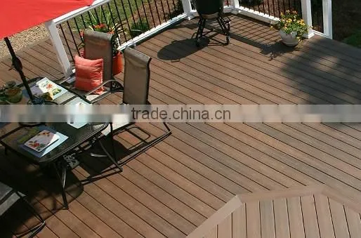 Top Selling Wood Plastic Composite Decking, Morden Decking Tiles, Waterproof Wpc Outdoor Flooring photo-3