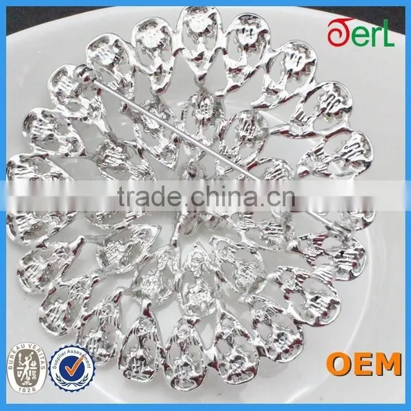 Crystal Rhinestone Pin Brooch photo-4