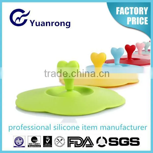 Eco-friendly Silicone Lid for Drinkware Cups & Saucers