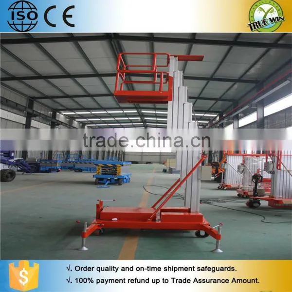 Good Quality 8 Meter 0.1ton Single Post Aluminium Alloy Lifter photo-6
