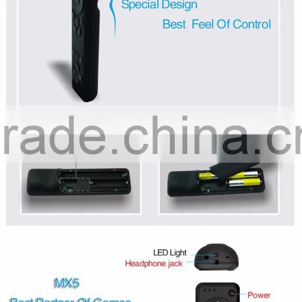 2016 Good Quality MX5 Fly Air Mouse 2.4GHz Remote Control 6-Axis Inertia Sensors Mini Wireless Keyboard photo-5