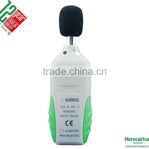 F-1350 Decibel Meter Digital LCD Display 40-130dB Sound Level Meter With Alarm photo-2