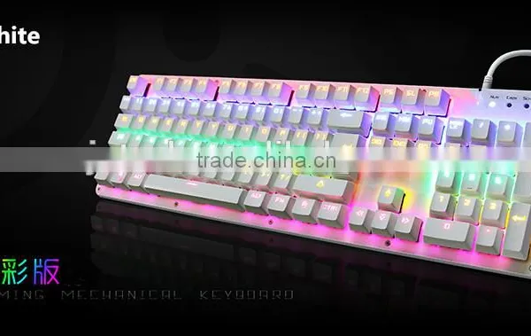 Led Backlight Metal Gaming Mechanical Keyboard photo-2