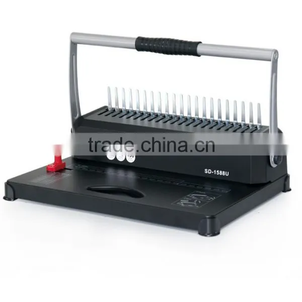 Comb binder plastic ring binder double handles binding machine