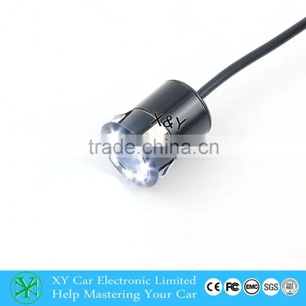 DC12 V Universal 18.5mm 8 LED Nightvision Car Back View Camera Mini Car Camera XY-1289LED photo-4